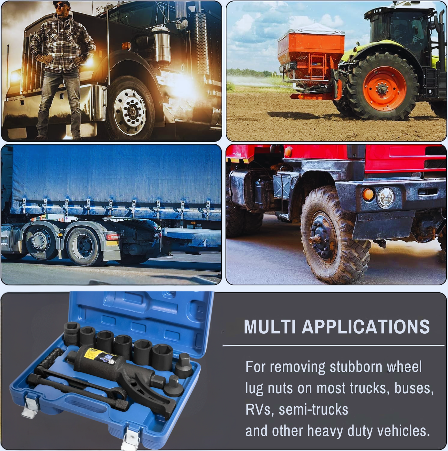 Heavy Duty Torque Multiplier Wrench Set