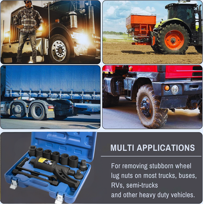 Heavy Duty Torque Multiplier Wrench Set